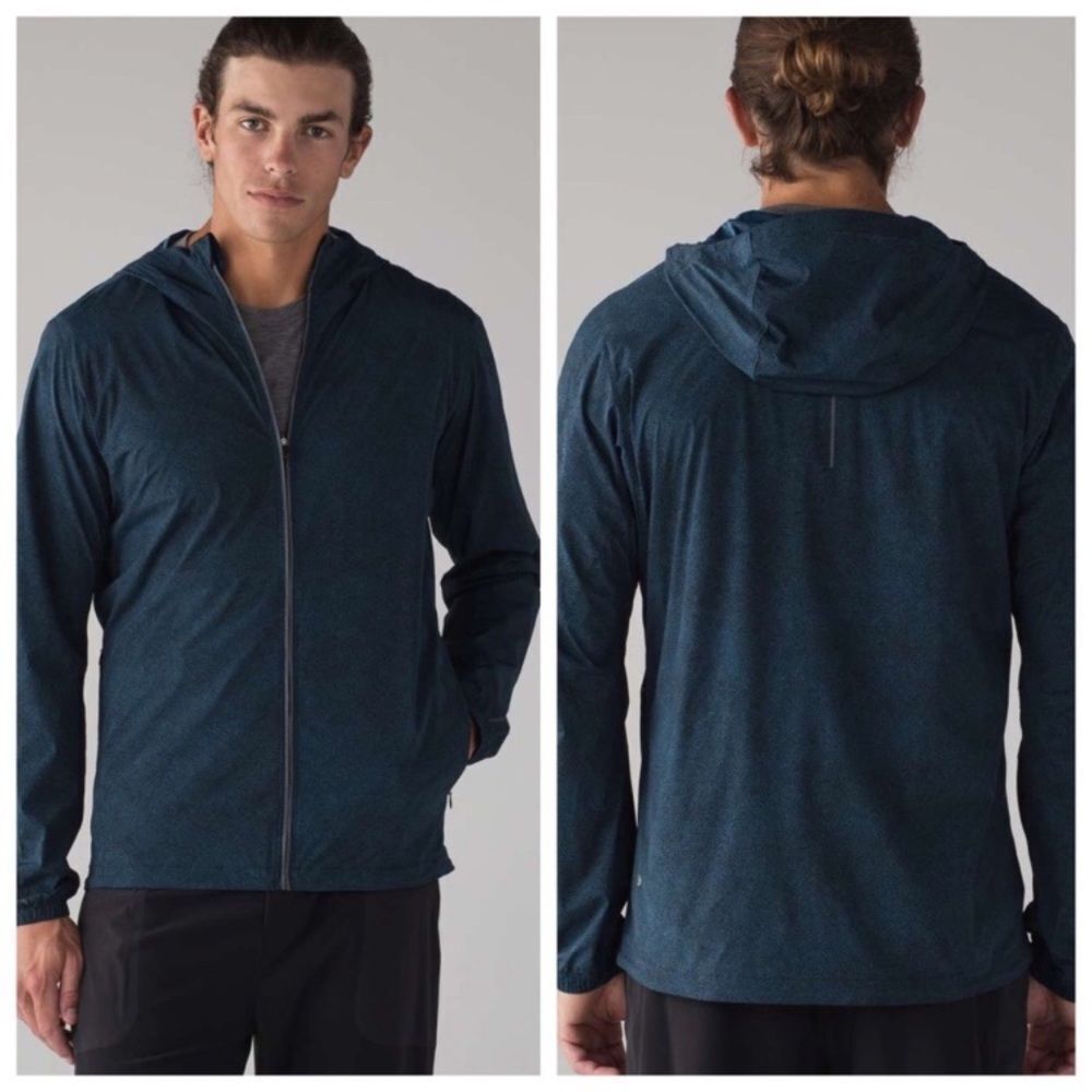 NWOT Lululemon Pyroclastic Carbon Blue/Black Jacket